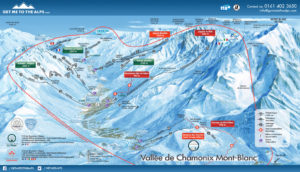 Chamonix piste map
