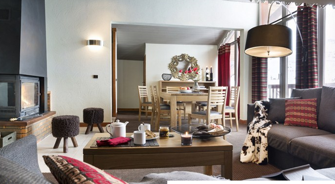 Image of the comfortable apartments at Village Montana Val Thorens