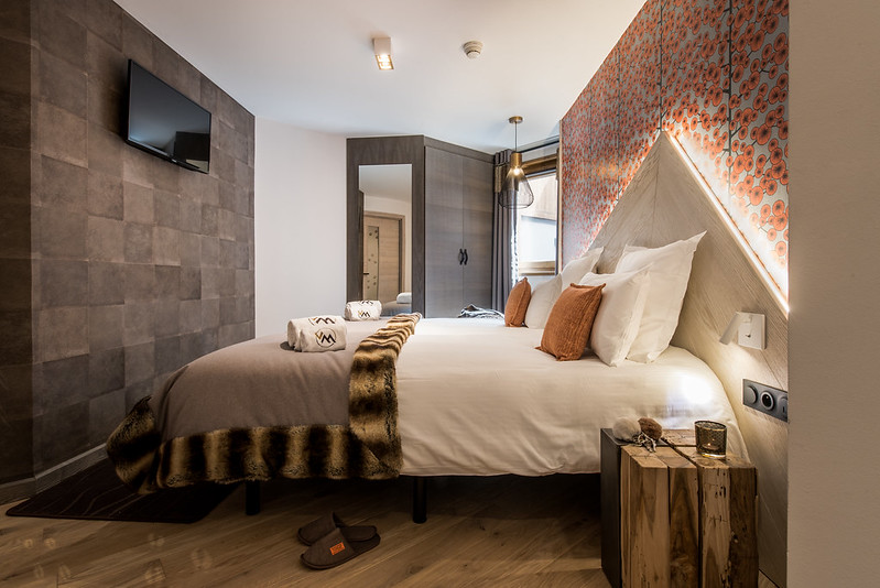 A Bedroom at The Chalet Skadi Val d'Isere