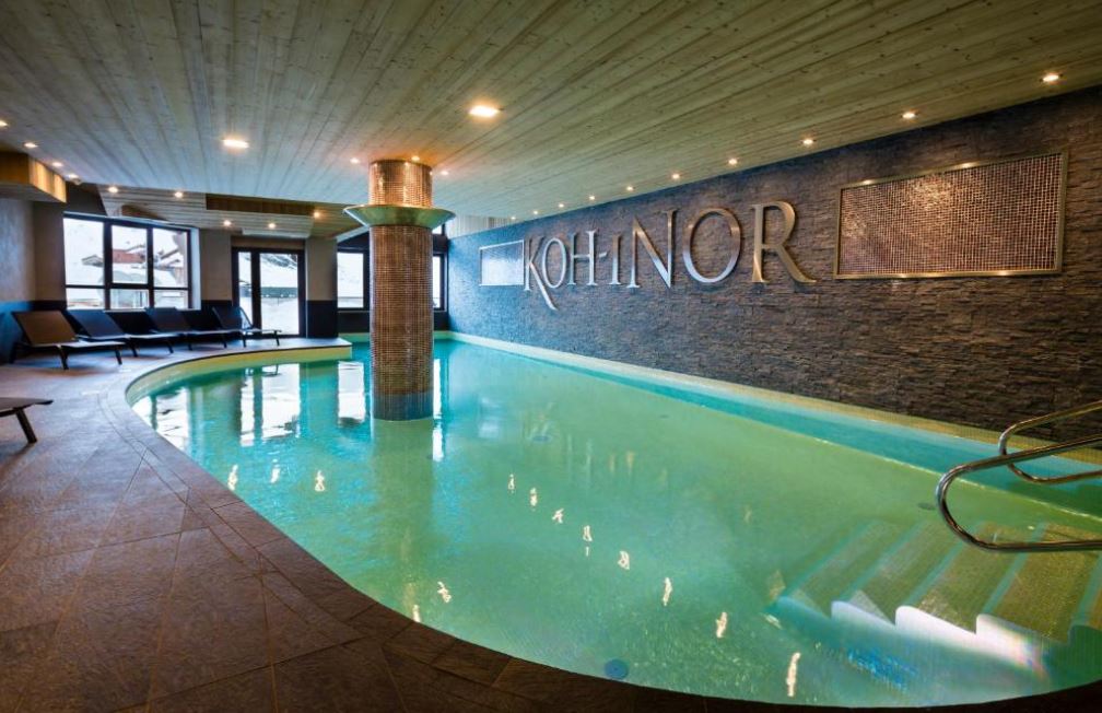 This is the swimming pool at Koh-I Nor Val Thorens
