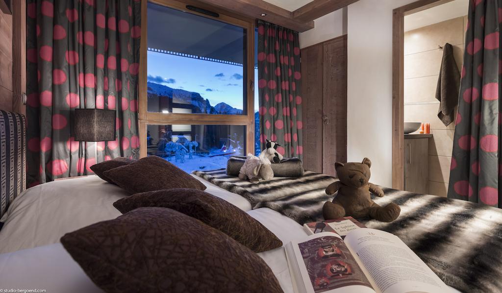 This is an image of one of the bedrooms in an apartment at Le Centaure Flaine