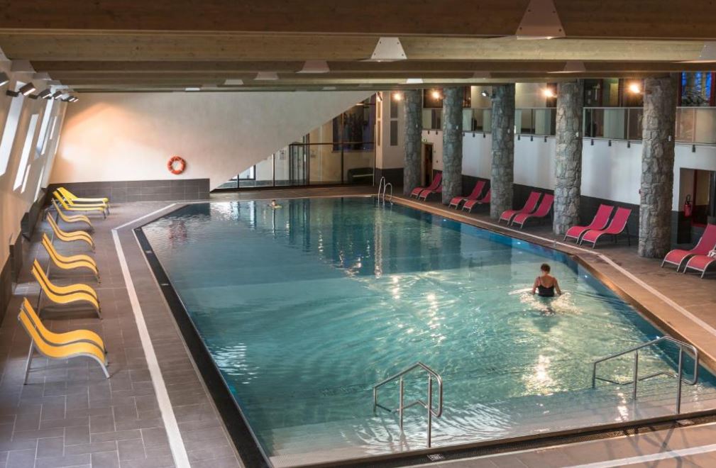 This is an image of the indoor swimming pool at Le Centaure Flaine