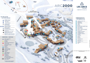 The Arc 2000 Village Map