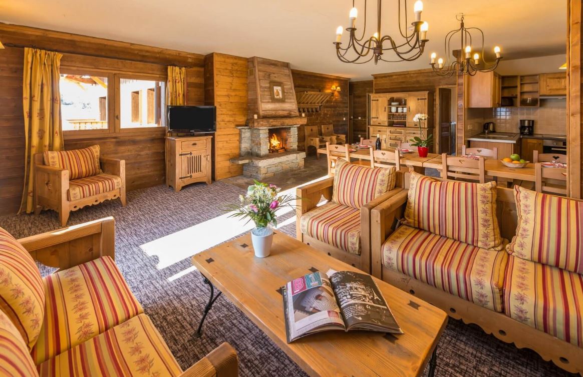 A photo of the 12 person apartment at Chalet de l'Ours
