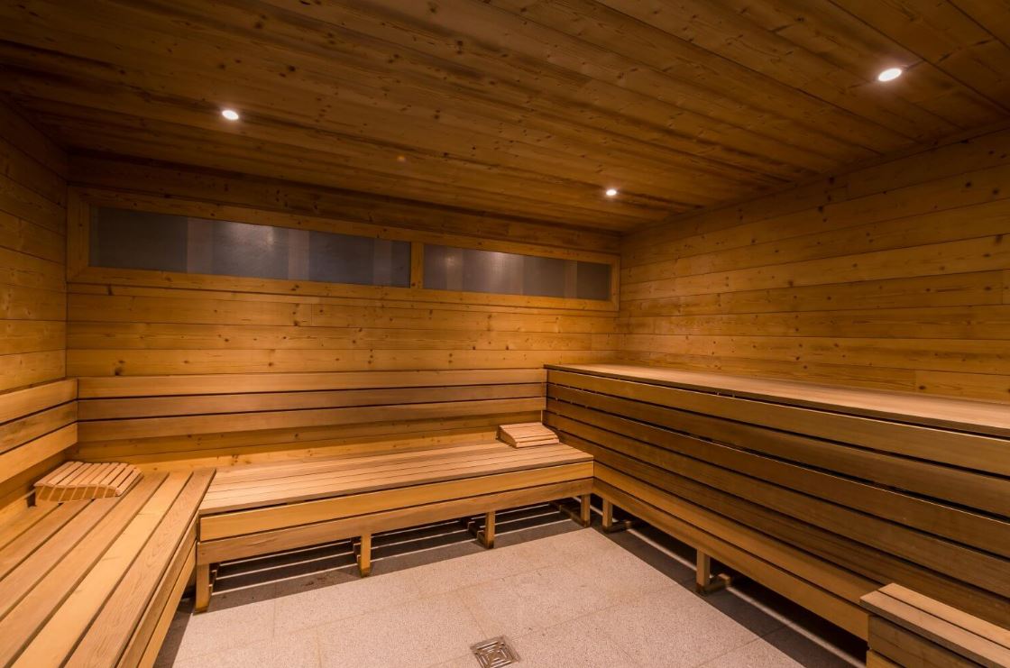 The sauna at Chalet Val 2400