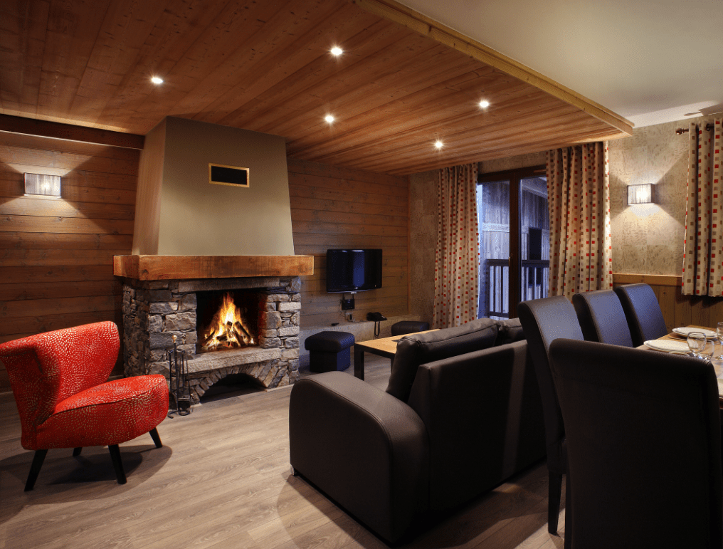 An image of one of the apartments at Residence Chalet des Neiges Arolles