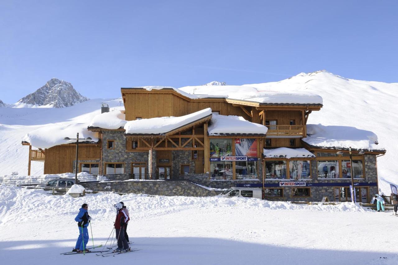 The residence Le Jhana Tignes from the outside