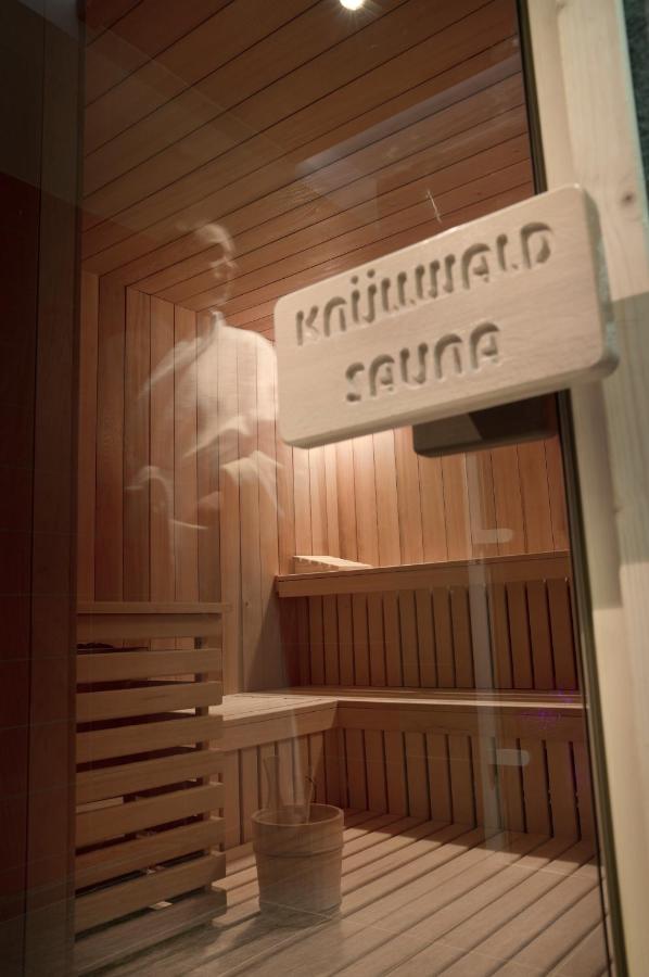 The sauna in the spa