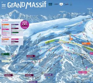 Image of the Grand Massif Piste Map