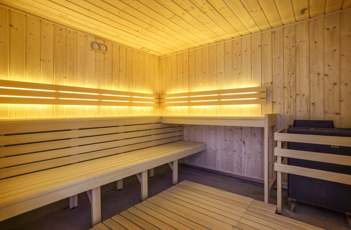 The sauna at La Cle des Cimes