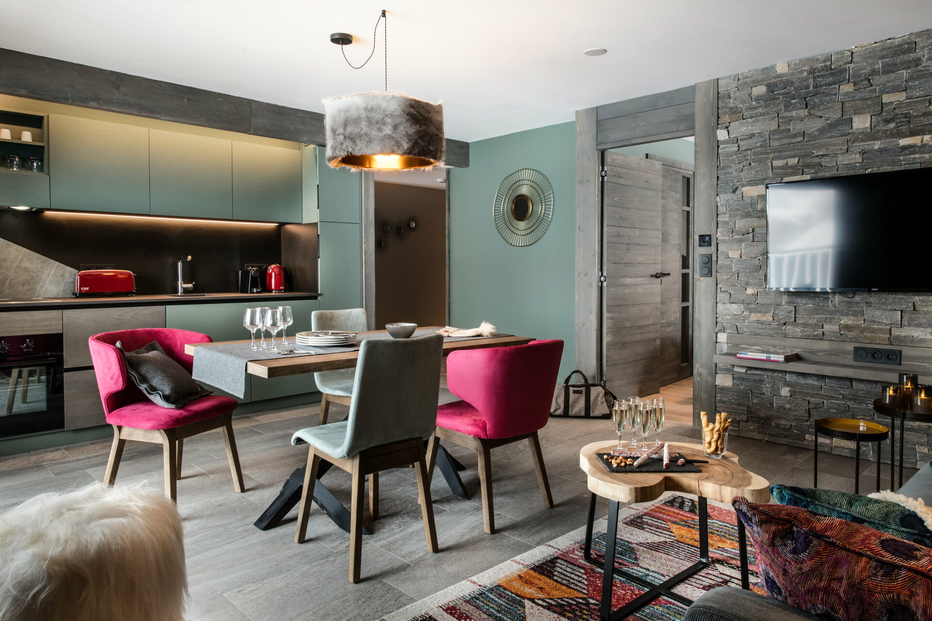 An image of the 4 person apartment at Chalet Izia Val d Isere
