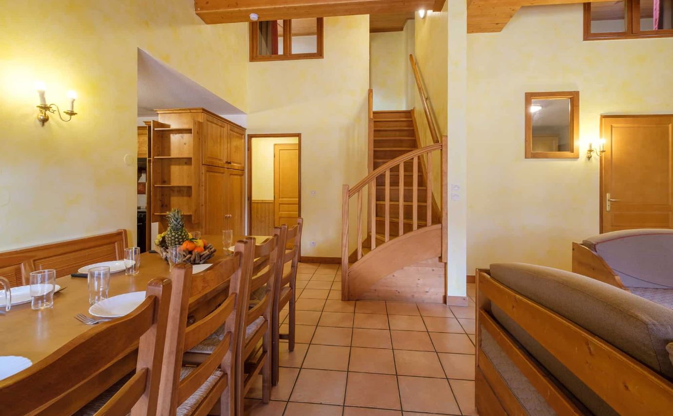 An image of one of the 12 person apartments at Les Balcons de Val Cenis le Haut
