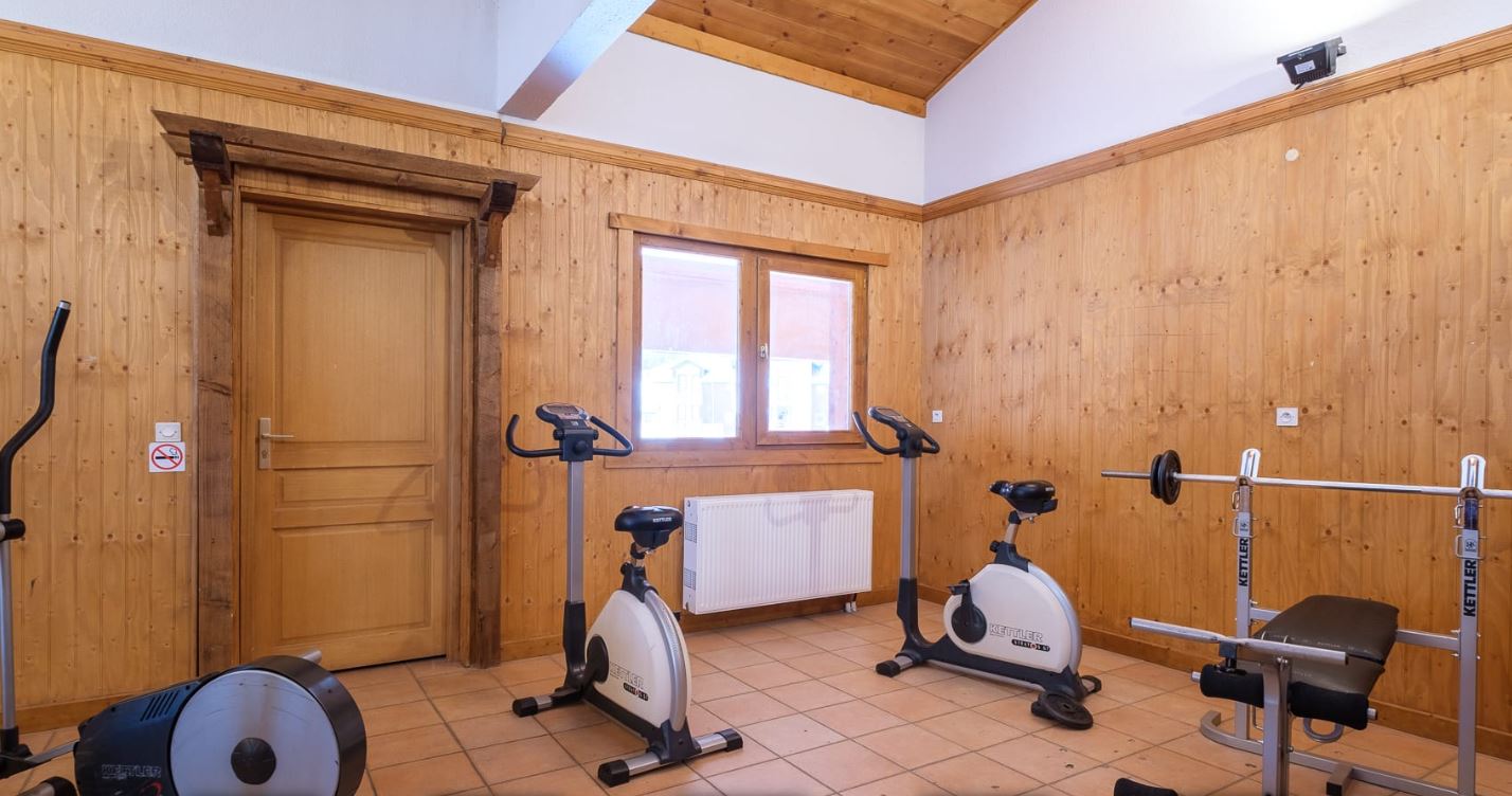 An image of the exercise bikes in the fitness room
