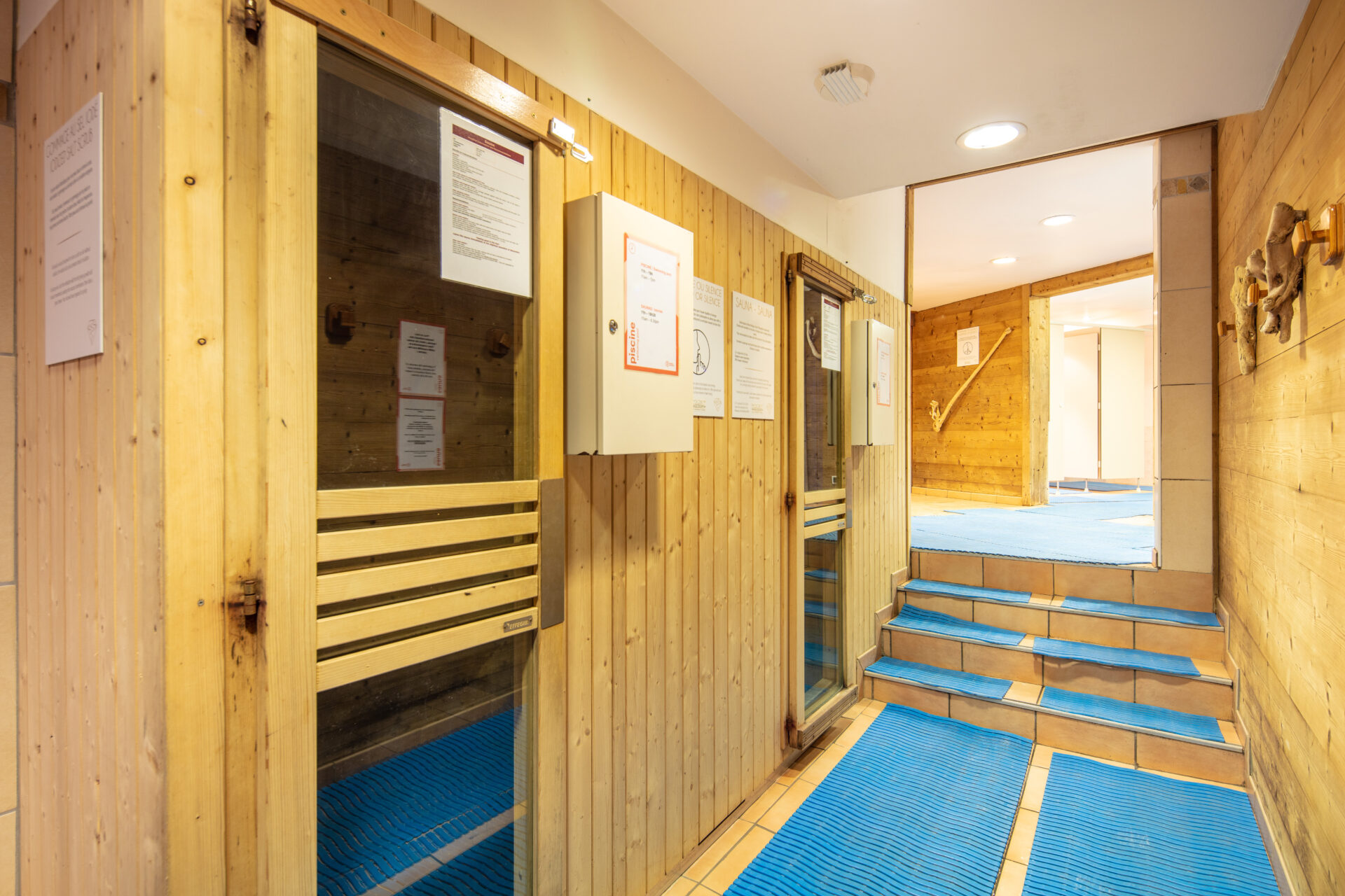 The sauna at Les Bergers - Alpe d'Huez