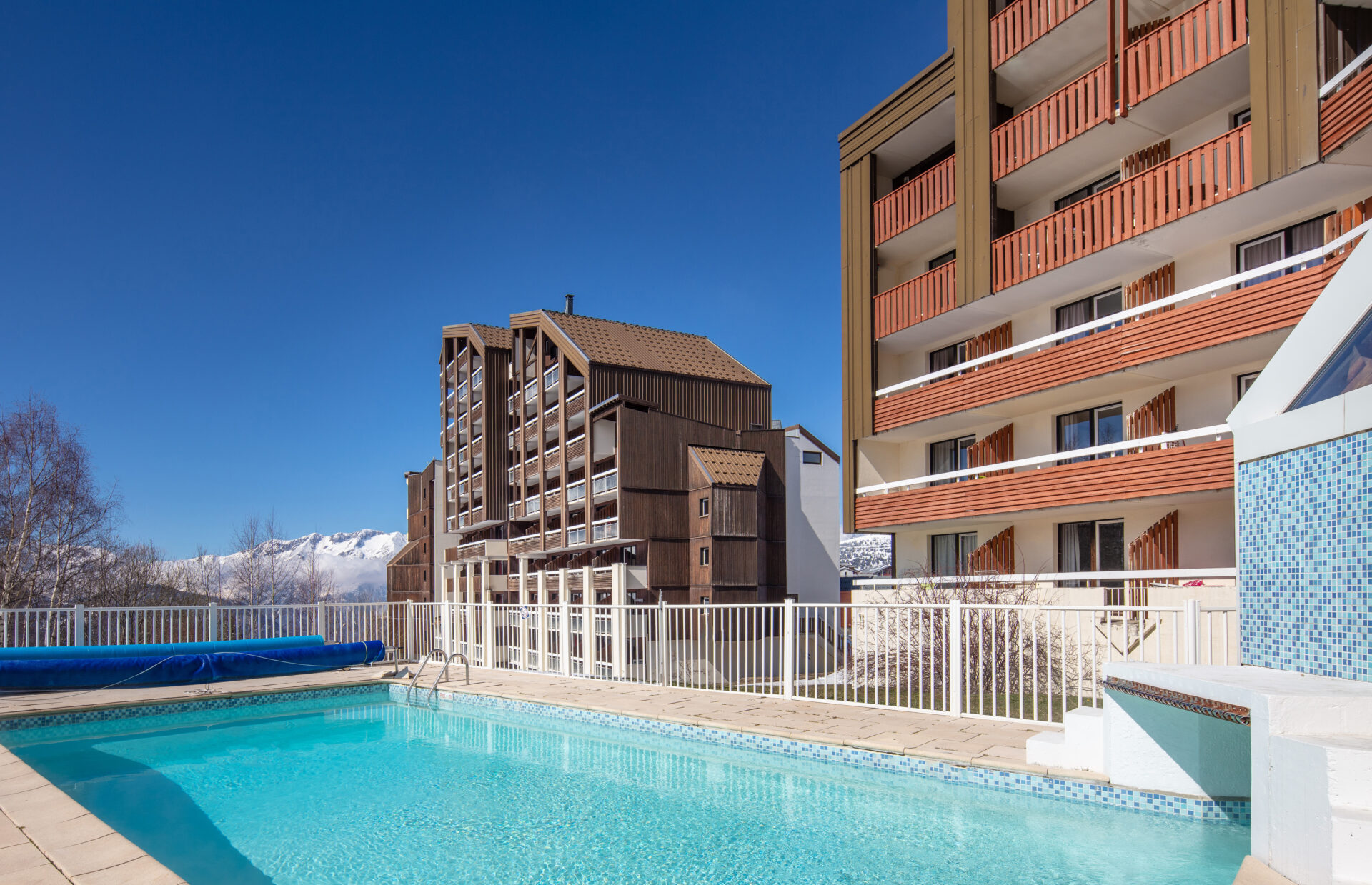 An image of the pool at Les Bergers - Alpe d'Huez