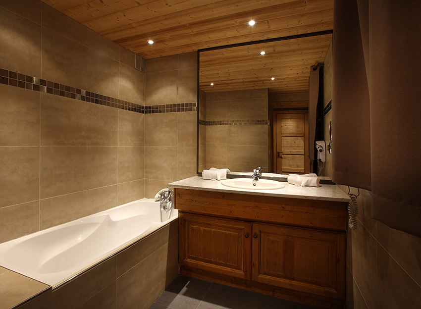 An example of one of the bathrooms in the residence