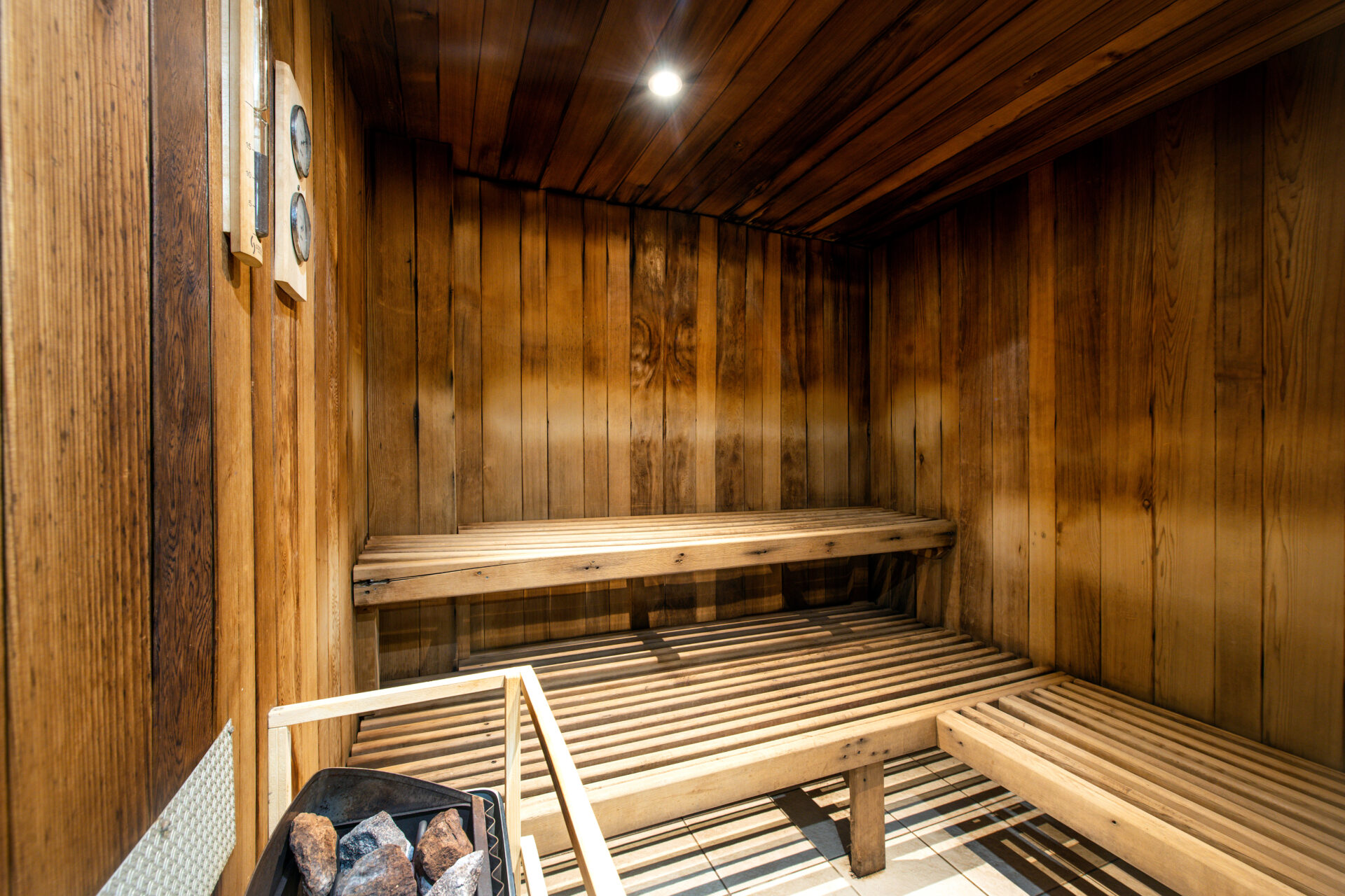 The sauna at Le Roselend Arc 1800