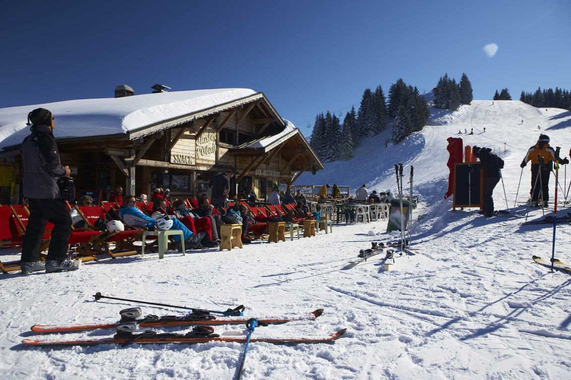 An image of one of the on piste restaurants