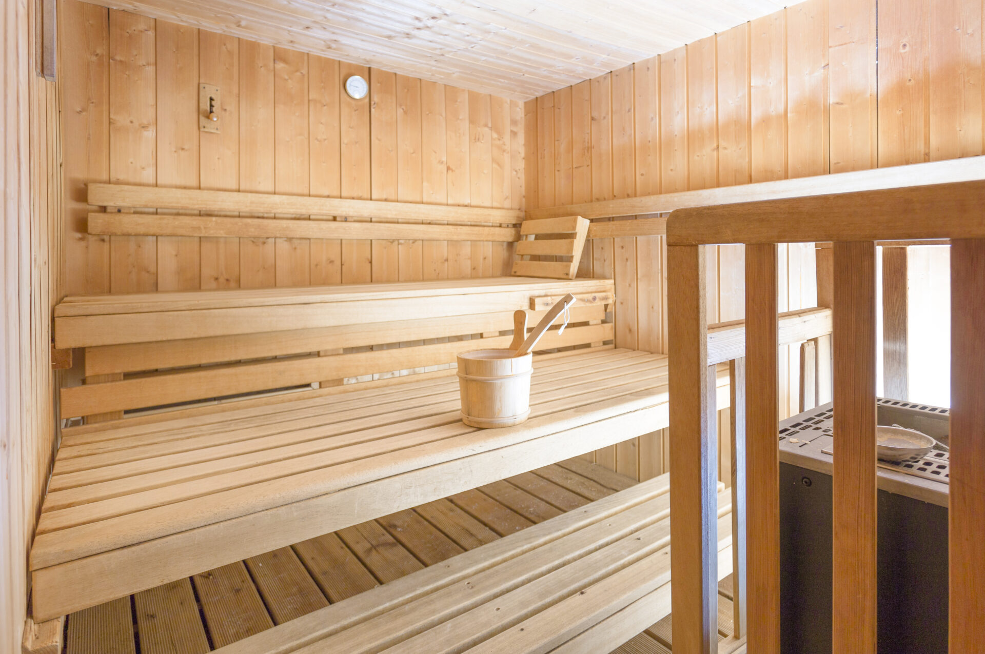 The sauna at MMV Le Val Cenis