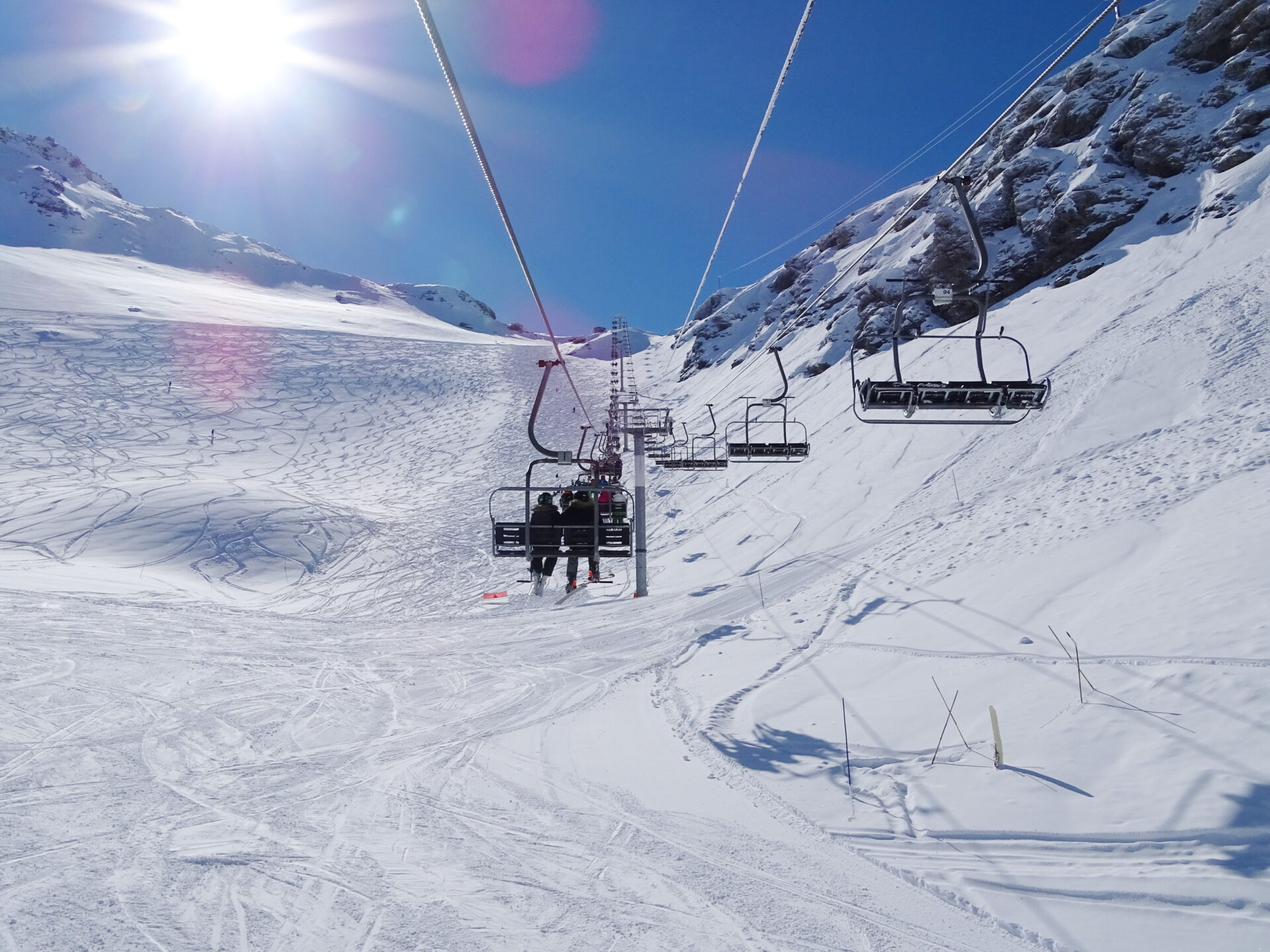 An image of the ski lifts in Val Cenis