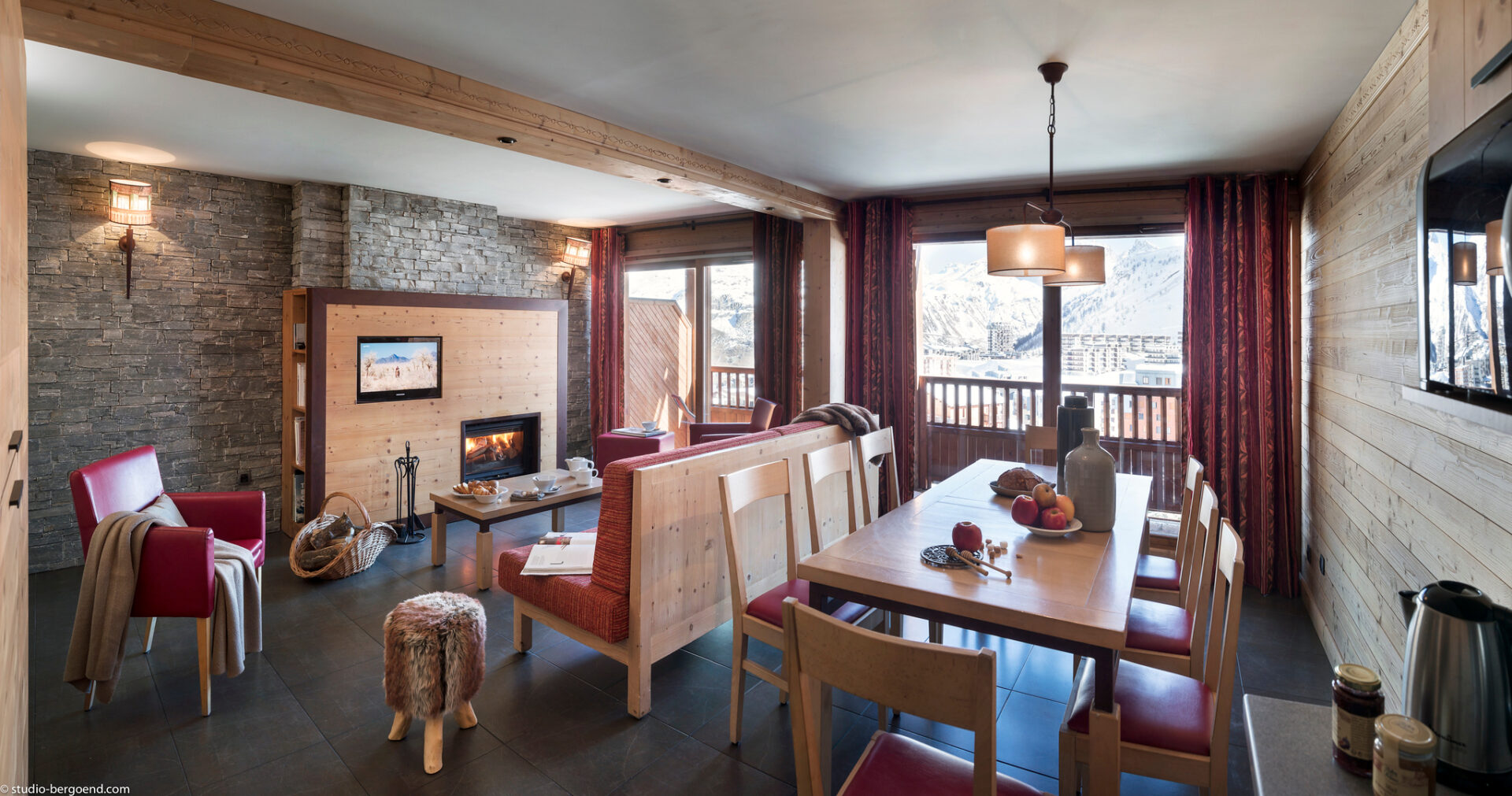 An image of one of the apartments at Village Montana Tignes